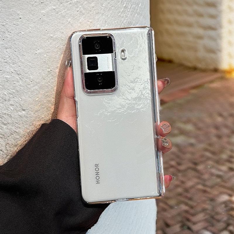 适用荣耀magic vs3手机壳新款透明硬壳磁吸铰链全包荣耀magicv3超薄折叠屏后盖简约男女商务时尚高级个性防摔 - 图3