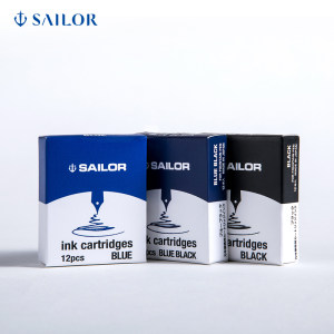 日本 SAILOR 写乐 0404 常规染料非碳素替换墨水芯（新装） 钢笔用