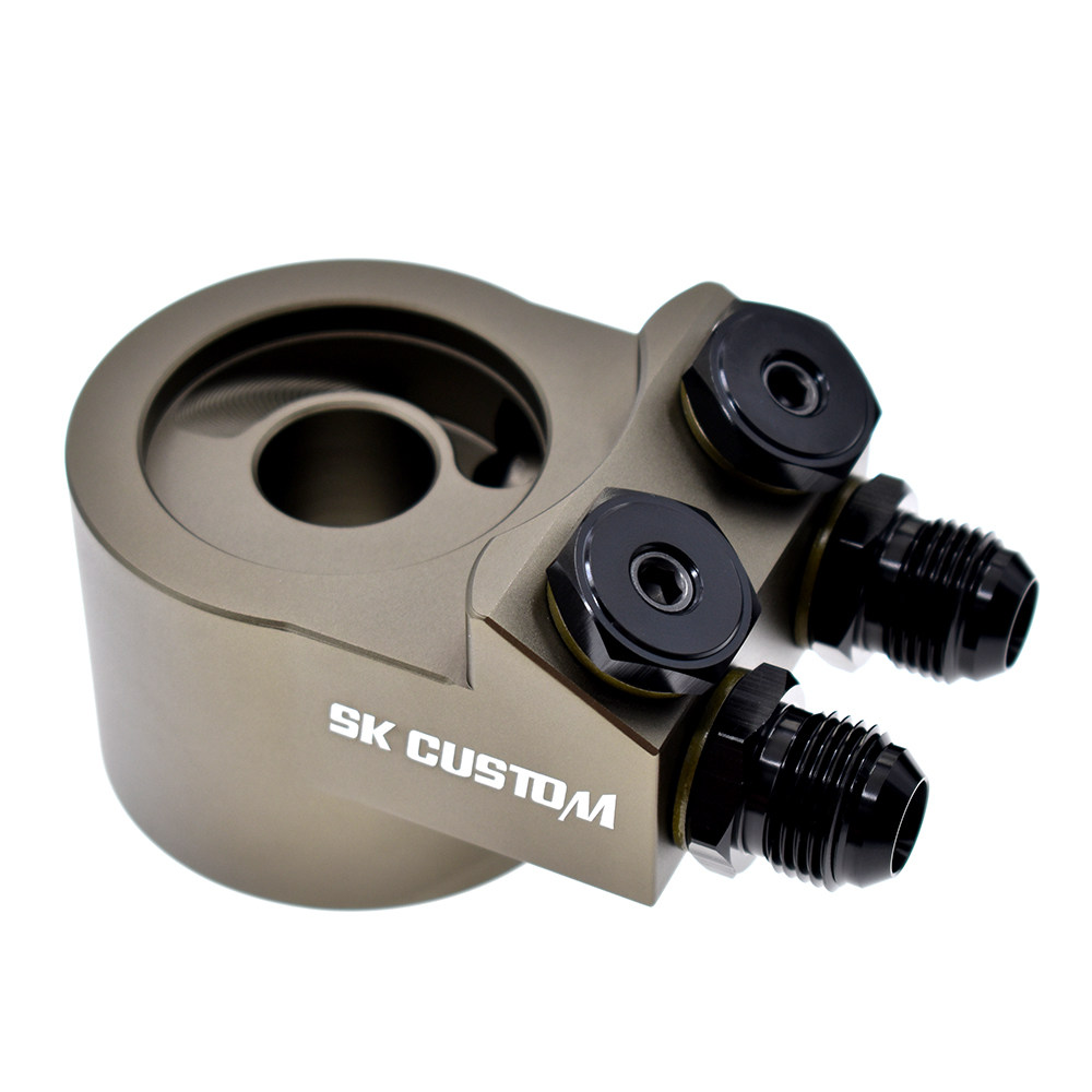 汽车改装80度恒温油饼 机油冷却器通用散热器油饼 油温油压传感器,淘宝优惠券,粉丝福利购,淘宝优惠卷