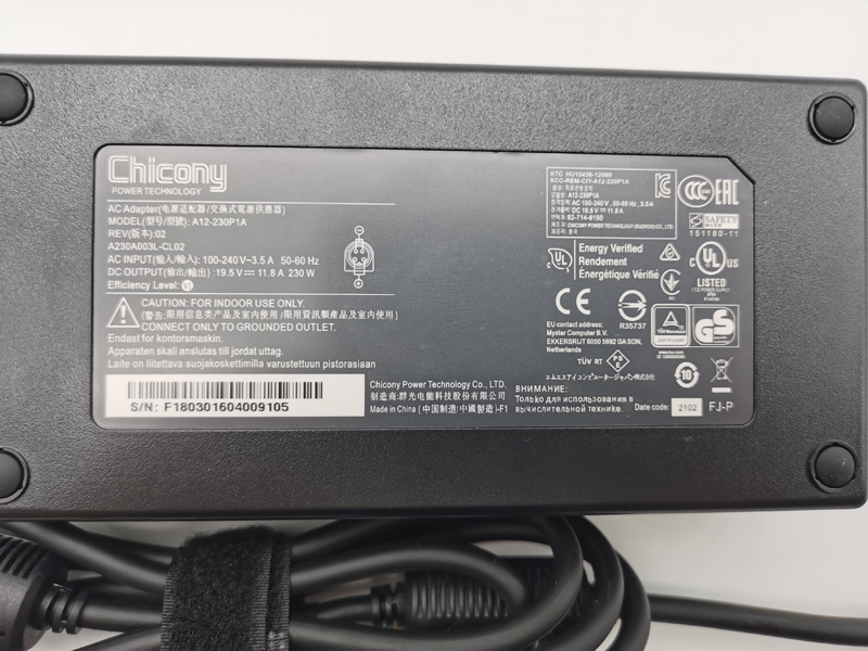 群光A12-230P1A机械革命PX780四孔接口19.5V11.8A机械师230w-图1