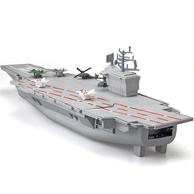 Finished aircraft carrier model static ornaments