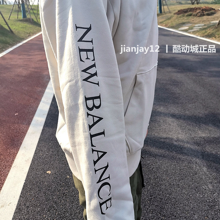 NEW BALANCE NB男女休闲卫衣时尚拉链连帽夹克外套NCMD MD943021