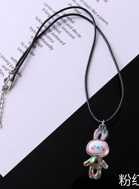 亚克力塑料儿童礼物项链吊坠饰品