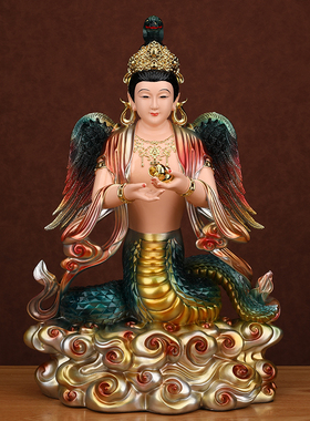 常仙太爷太爷蛇身蛇仙人身蛇尾仙家像体真身神像树脂神像