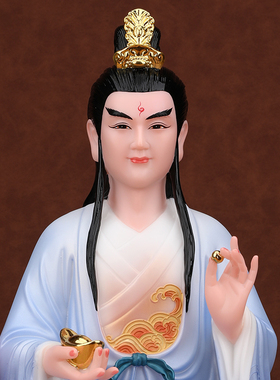 胡三太爷太奶神像汉白玉四大家族仙家像体狐家真身家用供奉摆件