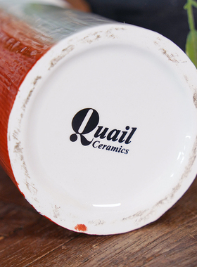 Quail陶瓷动物花瓶INS风花瓶花器