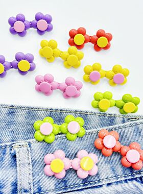 免打孔裤子收腰神器花朵