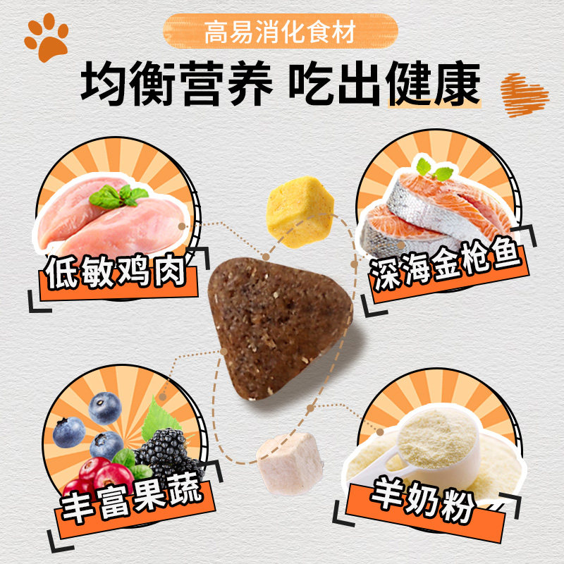 纯皓猫粮英短美短蓝猫成猫粮布偶幼猫深海全价专用通用猫粮1.2kg_虎窝淘