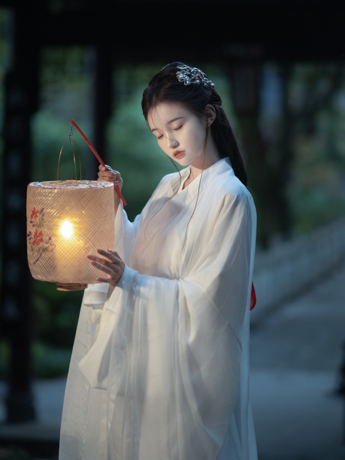 汉服女魏晋风直裾襦裙大袖衫仙气飘逸古风白色古装清冷系2025新款,淘宝优惠券,粉丝福利购,淘宝优惠卷