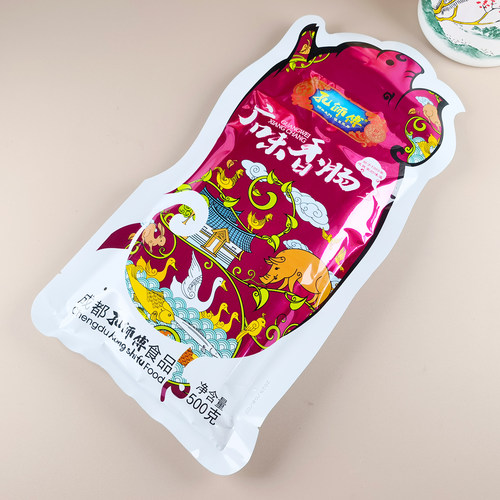孔师傅广味香肠500g四川广式甜味腊肠成都特产腌腊年货无烟熏川肠 - 图0