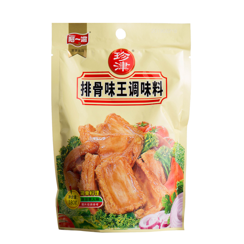 阿一波珍津排骨味王调味料180克*40包整箱商用排骨粉增香提鲜煮汤 - 图3