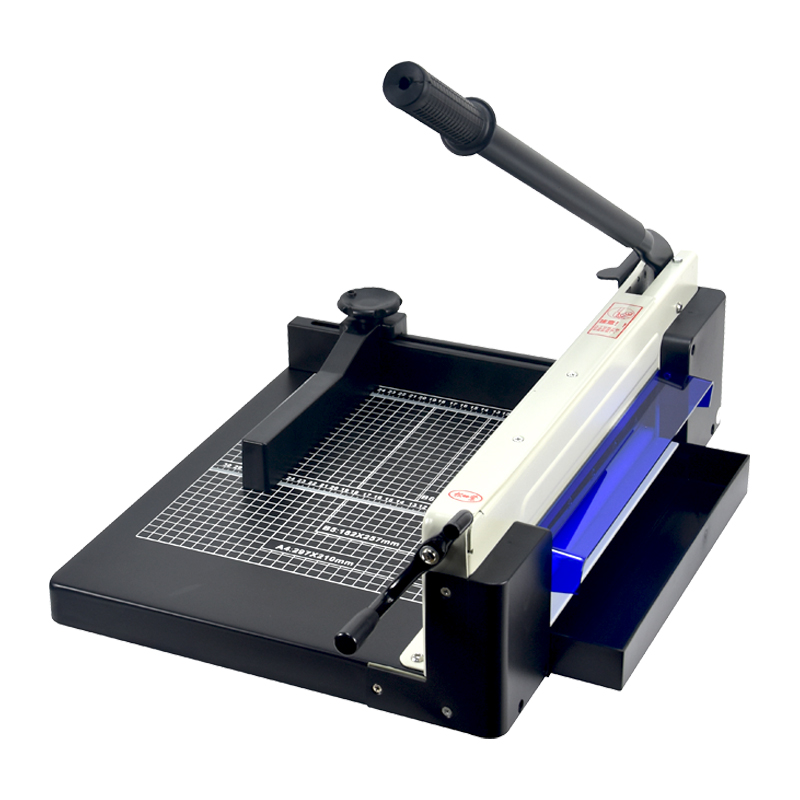 雷盛A4切纸机厚层书籍标书合用切纸刀A3金属裁纸器自动电动切割器办公商用相片切纸机小型手动切纸刀裁剪刀-图3