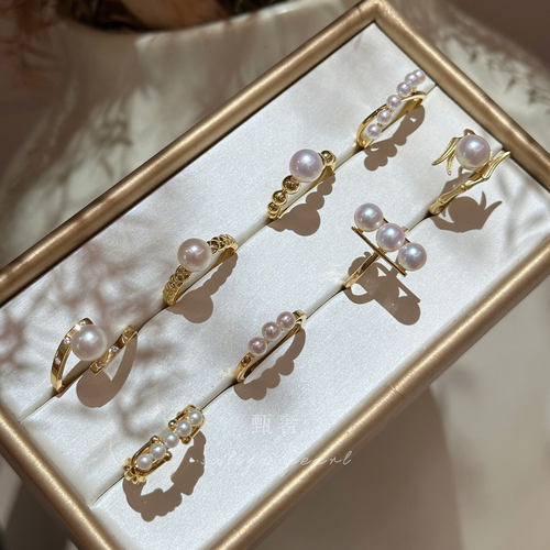 清仓特卖 精工S925纯银珍珠戒指一物一图戒圈开口可以调节 - 图2