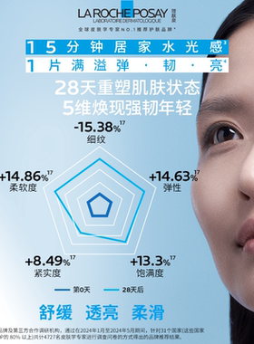 理肤泉水光面膜焕亮修护舒缓紧致