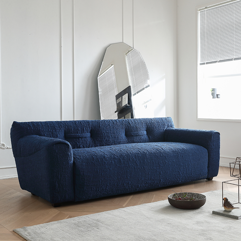 ECHOCASA 十大品牌布艺沙发客厅新款现代简约小户型三人位