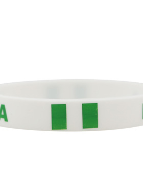 尼日利亚国旗体育运动手环硅胶