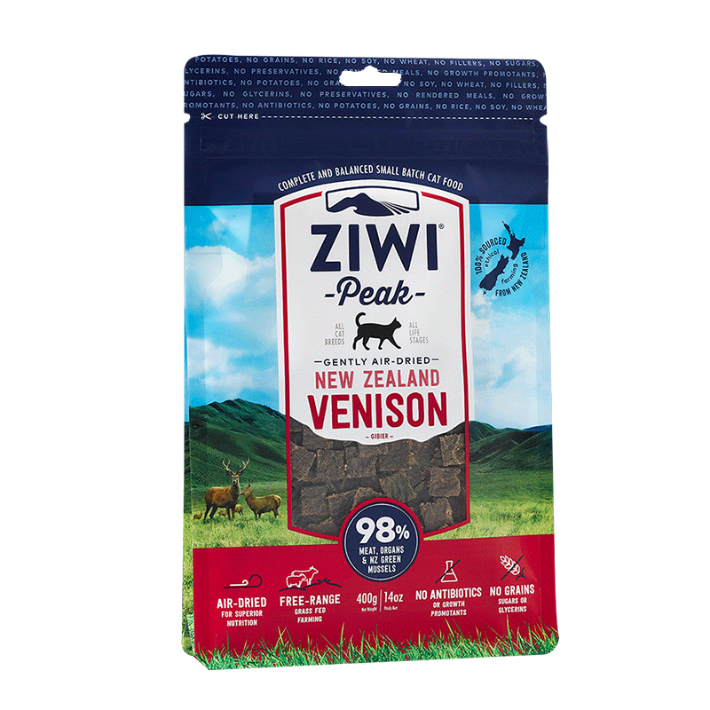 猫咪主粮滋益巅峰ZiwiPeak风干鹿肉配方全猫粮加菲折耳<a href=