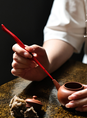 本曼纯手工大漆茶针茶道中式漆器