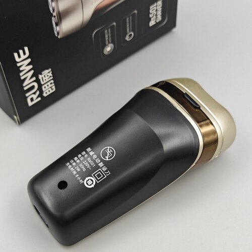 RUNWE/朗威Rs501朗威剃须刀电动充电式刮胡刀小巧防夹电动双刀头 - 图1