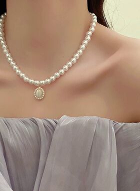 巴洛克珍珠项链女轻奢小众