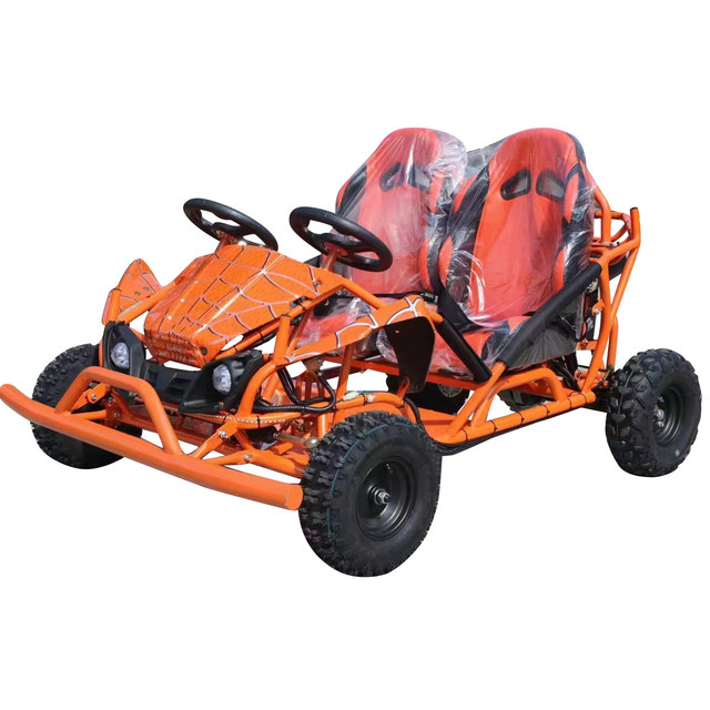 Electric gasoline single and double karts in various styles