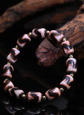 圣饰奇缘男女玛瑙藏红花供天珠