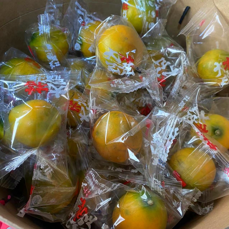 橘财纳福融安脆皮金柑礼盒装独立小包装家新鲜金橘金桔水果包邮 - 图1