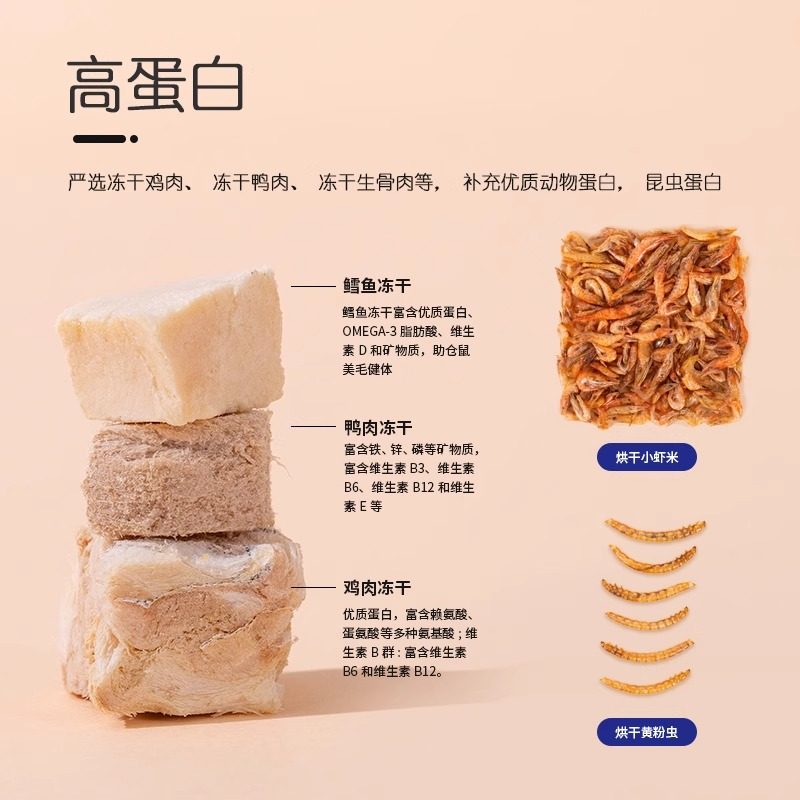 仓鼠粮食专用主粮金丝熊全套营养粮饲料混合五谷冻干海鲜自配鼠粮,淘宝优惠券,粉丝福利购,淘宝优惠卷
