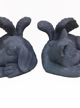 迷你天使猫狗宠物纪念石宠物雕像客厅摆件树脂工艺品装饰