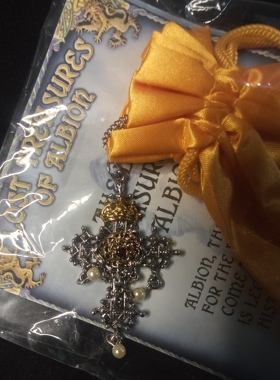 进口阿尔比恩遗失宝藏 汉普顿宫玫瑰十字护身符吊坠