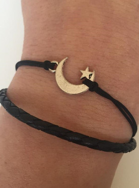 热销新品个性设计创新月亮太阳手链饰品现货