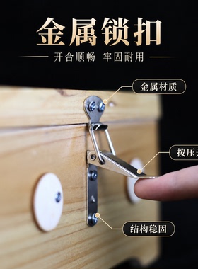 实木制6孔艾灸盒随身灸全身通用