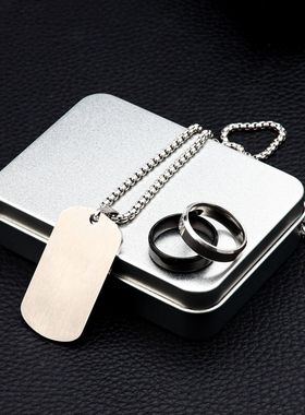 大学名校logo项链校徽戒指礼盒毕业礼物周年庆吊坠纪念品刻字学生