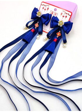 儿童发饰头饰头花古风汉服蝴蝶结