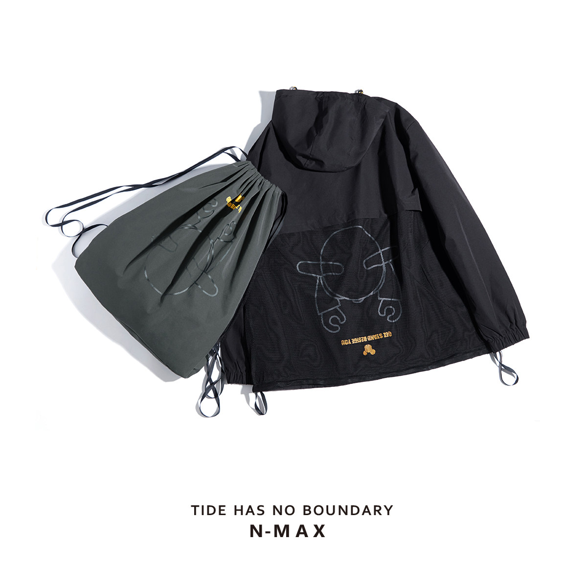 【qee联名】nmax大码男装潮牌夹克 nmax夹克