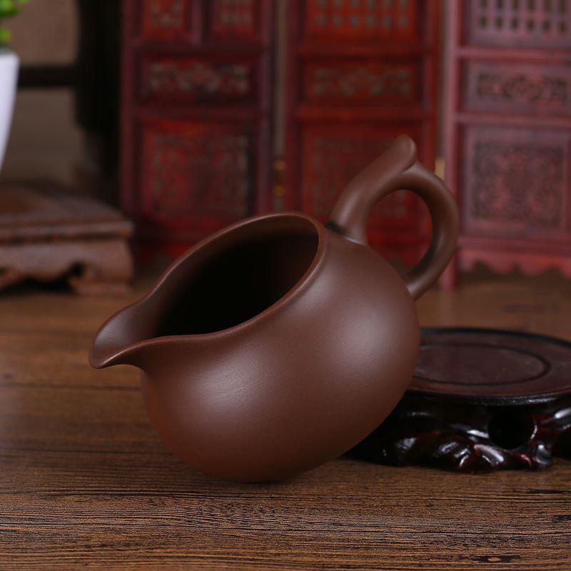 紫砂公道杯功夫茶具紫砂公道杯大号茶海茶壶茶具套装配件茶漏杯分 - 图2