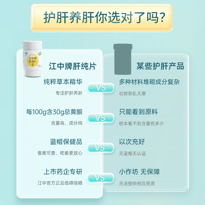 江中牌肝纯片官方旗舰店正品官网护肝片男士养肝护肝女士熬夜hj-图2