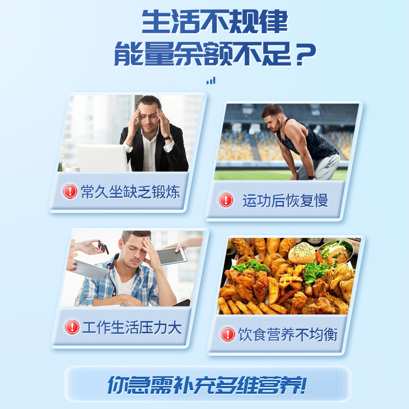 保元德多维元素片锌镁片男士复合多种维生素b族钙锌硒矿物质片kw