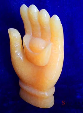 米黄玉办公室摆件玉乡之源天然