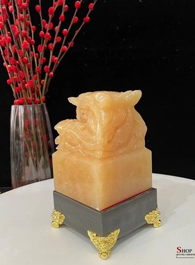 玉乡之源玉平安现代玉玺印章