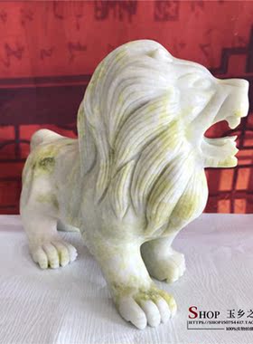 镇宅石狮家居客厅玄关书房工艺品