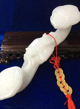 如意电视柜风水招财阿富汗白玉