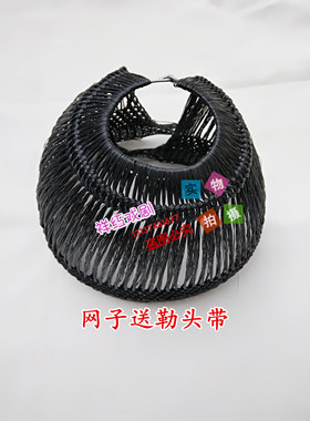 戏剧小生武生甩发站发京剧豫剧越剧戏曲用品水纱 胶丝网子
