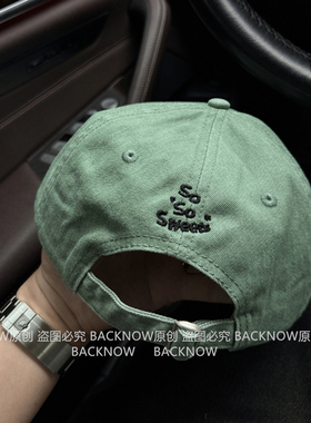 版型好BACKNOW自制高品质棒球帽