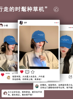 BACKNOW韩版新款软顶棒球帽男女