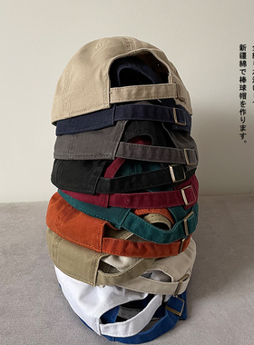 纯色日系ins风韩版遮阳帽子