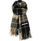 BACKNOW格子围巾女冬季2025新款围脖保暖ins韩系格纹仿羊绒披肩男