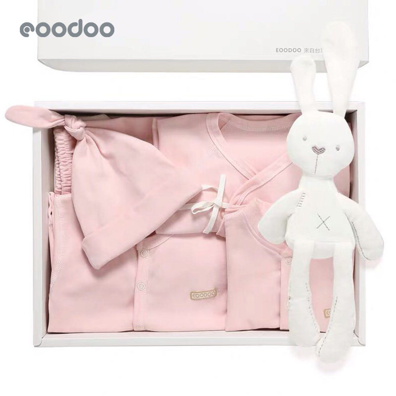 新生儿婴儿衣服套装春秋冬纯棉礼盒 eoodoo婴儿礼盒