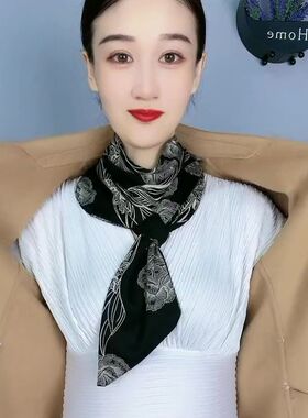 秋冬防风护颈长巾女保暖时尚面罩