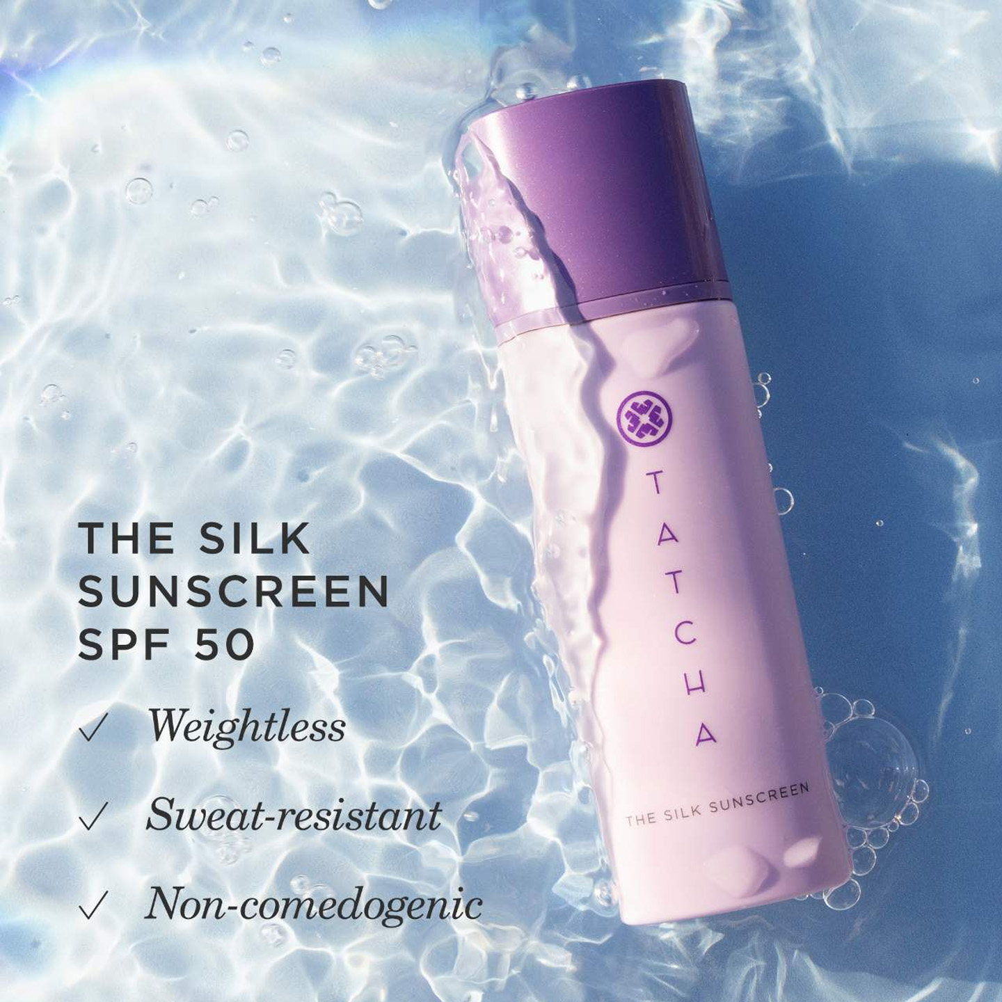 Tatcha Silk丝润高倍矿物防晒精华乳隔离霜50ml SPF50,淘宝优惠券,粉丝福利购,淘宝优惠卷